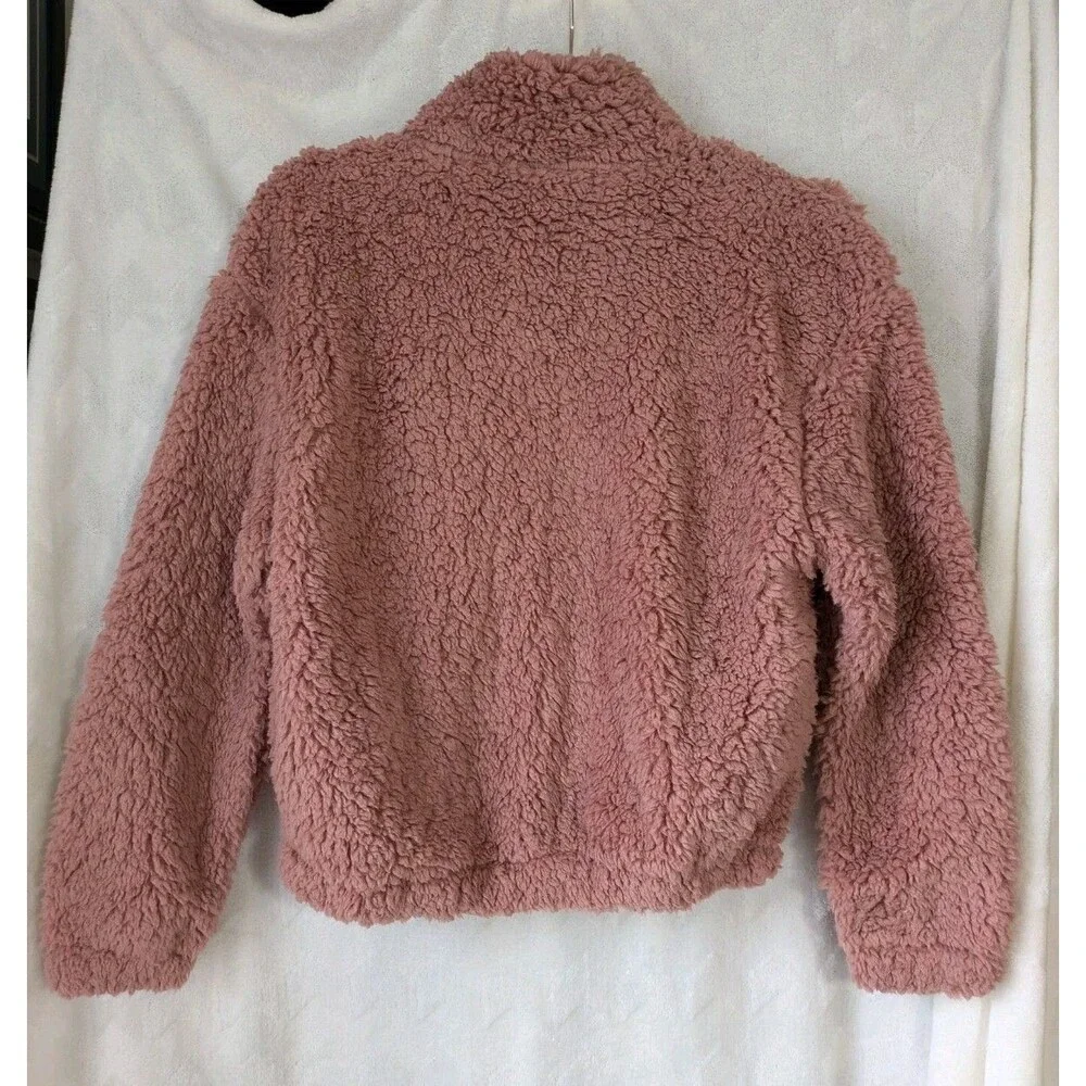 Women's Wild Fable 1/4 Zipped Sherpa Sweatshirt - Size XSmall
